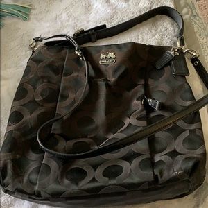 Coach black on black